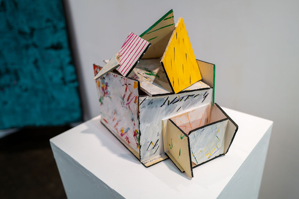 Beverly Buchanan (1940–2015) Writer Shack, 1986, Acrylic, oil pastel, glue, foamcore, 13 × 15 × 9.5 inches