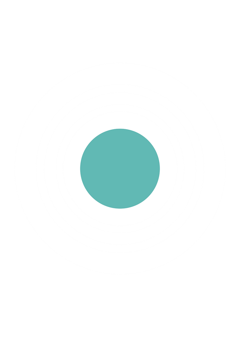 Black, white and green adinkra symbol - circle